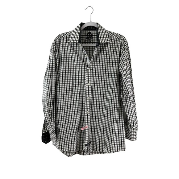 English Laundry Christopher Wicks Mens Casual Button Down Shirt Flip Cuff 16 - Picture 1 of 10